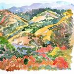 Peppersauce Canyon Series Fall #2
Watercolor, 20" x 20"
